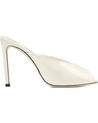 Jimmy Choo - Brigitte 100 Peep-Toe Mules - Lyst