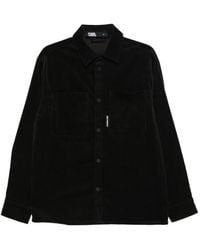 KARL LAGERFELD - Corduroy Chest-Pockets Shirt - Lyst