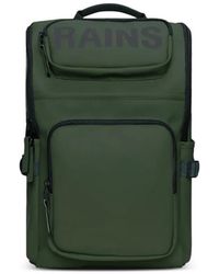 Rains - Logo-Print Cargo-Pockets Backpack - Lyst