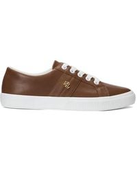 Ralph Lauren - Janson Ii Metal-Logo Sneakers - Lyst