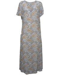 Weekend by Maxmara - Vestido Con Motivo De Cachemira - Lyst