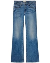 Nili Lotan - Celia Faded-Effect Flared-Leg Jeans - Lyst