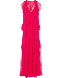 Alberta Ferretti - Drapiertes Maxikleid - Lyst