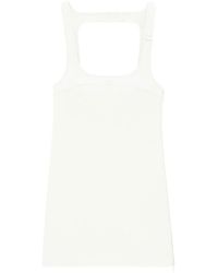 Courreges - Robe Courte Re-Edition À Effet Vinyle - Lyst
