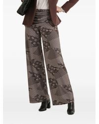Maliparmi - Pantalon Palazzo À Motif Mosaïque - Lyst