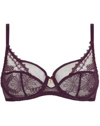 Aubade - Mystery Of Love Lace-Embroidered Bra - Lyst
