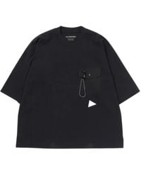 and wander - T-Shirt Met Zak En Korte Mouwen - Lyst