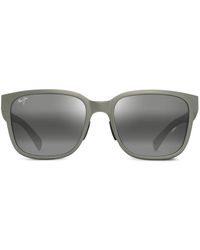 Maui Jim - Paulele Af Square Sunglasses - Lyst