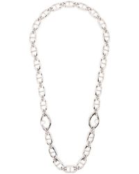 CAPSULE ELEVEN - Chunky-chain Pearl-embellished Necklace - Lyst