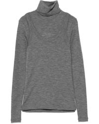 Rohe - Turtleneck Merino-Wool Top - Lyst