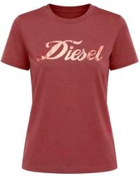DIESEL - Logo-Print T-Shirt - Lyst