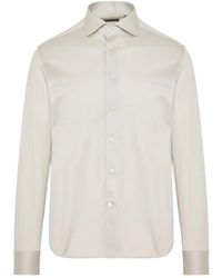Corneliani - Longsleeved Button-Down Shirt - Lyst