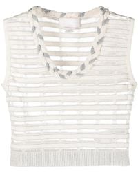 Genny - Cut-Out Detail Top - Lyst