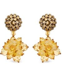 Oscar de la Renta - Orecchini Pendenti Con Perline - Lyst
