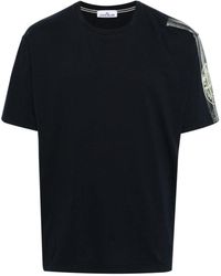 Stone Island - T-shirt en coton à imprimé Compass - Lyst