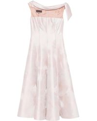 Talbot Runhof - Schulterfreies Kleid - Lyst