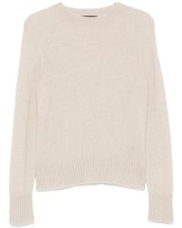 Aragona - Ribbed-Trim Crew Neck Sweater - Lyst