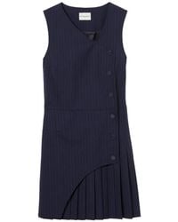 Claudie Pierlot - Pinstripe-Pattern Sleeveless Dress - Lyst