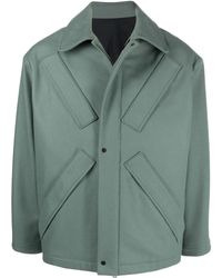Qasimi - スプレッドカラー パーカーコート - Lyst