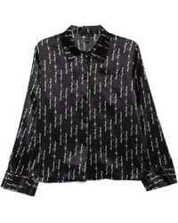Kiki de Montparnasse - F Beautiful Silk Lounge Pajama Top - Lyst