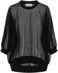 Nude - Balloon-Sleeve Sweater - Lyst