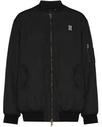 Raf Simons - Smiley-print Bomber Jacket - Lyst