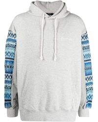 FIVE CM - Logo-embroidered Cotton Hoodie - Lyst