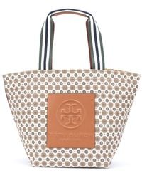Tory Burch Gracie Reversible Printed Canvas Tote Bag - Lyst