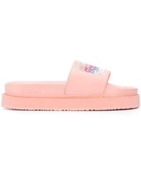 tommy hilfiger platform slides