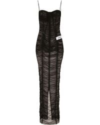 Dolce & Gabbana - Kim Doorzichtige Maxi-jurk - Lyst