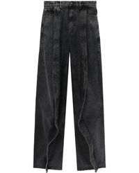 Y. Project - High Waist Jeans Met Wassing - Lyst