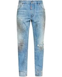DSquared² - Light Dirty Wash Bro Jeans - Lyst