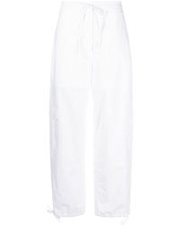 Totême - High-waisted Tapered Cargo Trousers - Lyst