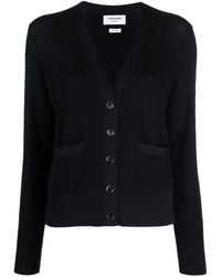 Thom Browne - V-Neck Virgin Wool Cardigan - Lyst