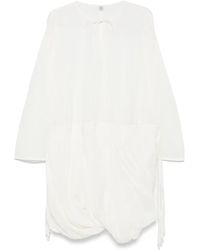 TOTEME - Drawstring-Waist Dress - Lyst