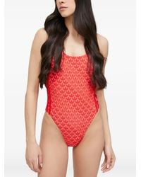 adidas - Logo-Motif One-Piece Swimsuit - Lyst