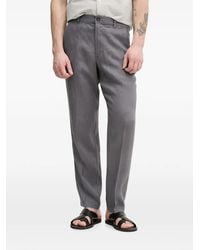 Benetton - Pressed-Crease Straight-Leg Trousers - Lyst