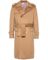 Thom Browne - Double-Breasted Coat - Lyst