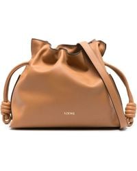 Loewe - Flamenco Leather Clutch Bag - Lyst