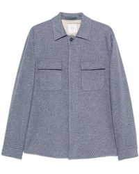 Eleventy - Button-Fastening Flap-Pocket Shirt Jacket - Lyst