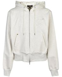 MASU - Hoodie Zippé À Fleurs - Lyst
