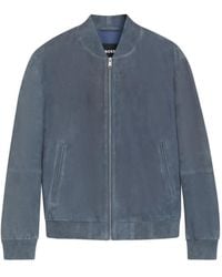 BOSS - Muller Suede Jacket - Lyst