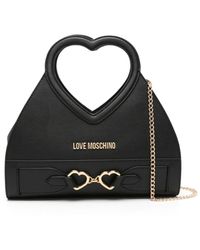 Love Moschino - Handtasche mit Herzhenkeln - Lyst