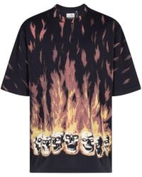 Supreme - X MM6 Maison Margiela t-shirt à imprimé flammes - Lyst