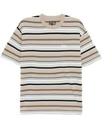 Izzue - Striped Logo T-Shirt - Lyst
