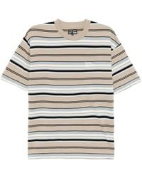 Izzue - Striped Logo T-Shirt - Lyst