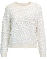 Cinq À Sept - Briana Paillette-Embellished Sweater - Lyst
