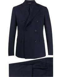 Tonello Two-piece Double Breasted Suit - Blue
