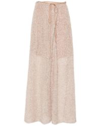 Alysi - Tie Waist Skirt - Lyst