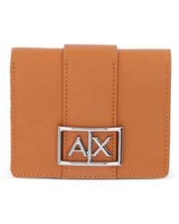 ARMANI EXCHANGE - Logo-Detail Wallet - Lyst